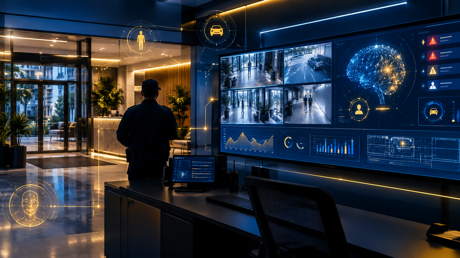 CISP IA: como a tecnologia detecta sono e distração do porteiro em tempo real